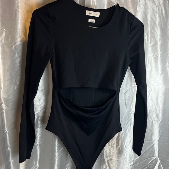 Babaton Midnight Black Cutout Bodysuit - Picture 1 of 4